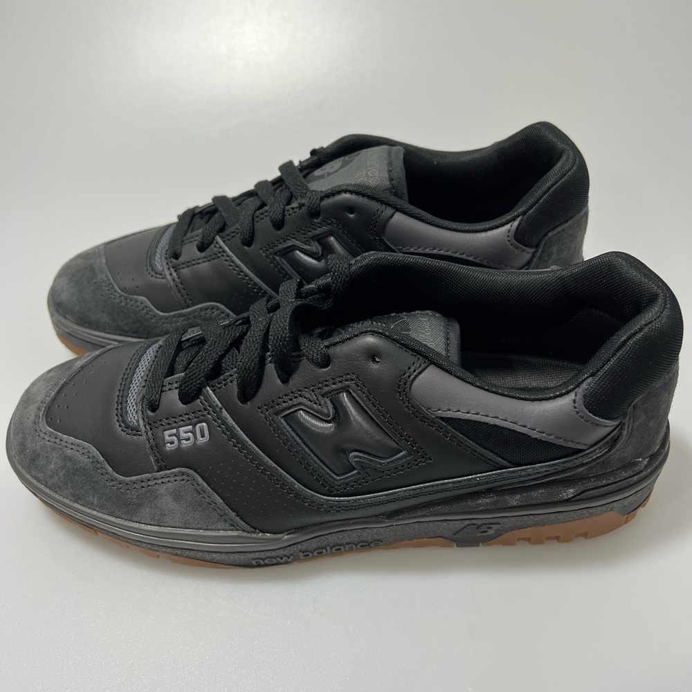New Balance 550 Black Gum White BB550BGU BB550 Size 9.